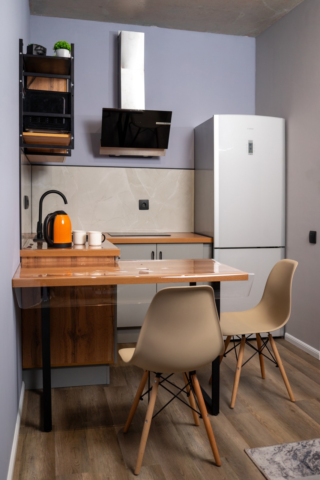 евро двушка (гостиная + спальня) в стиле лофт 