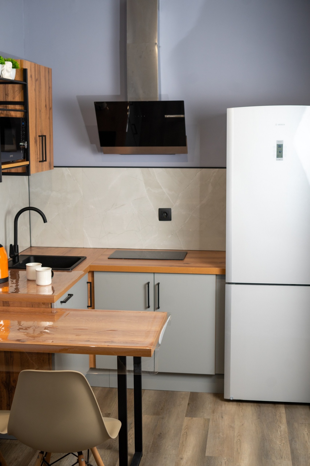 евро двушка (гостиная + спальня) в стиле лофт 